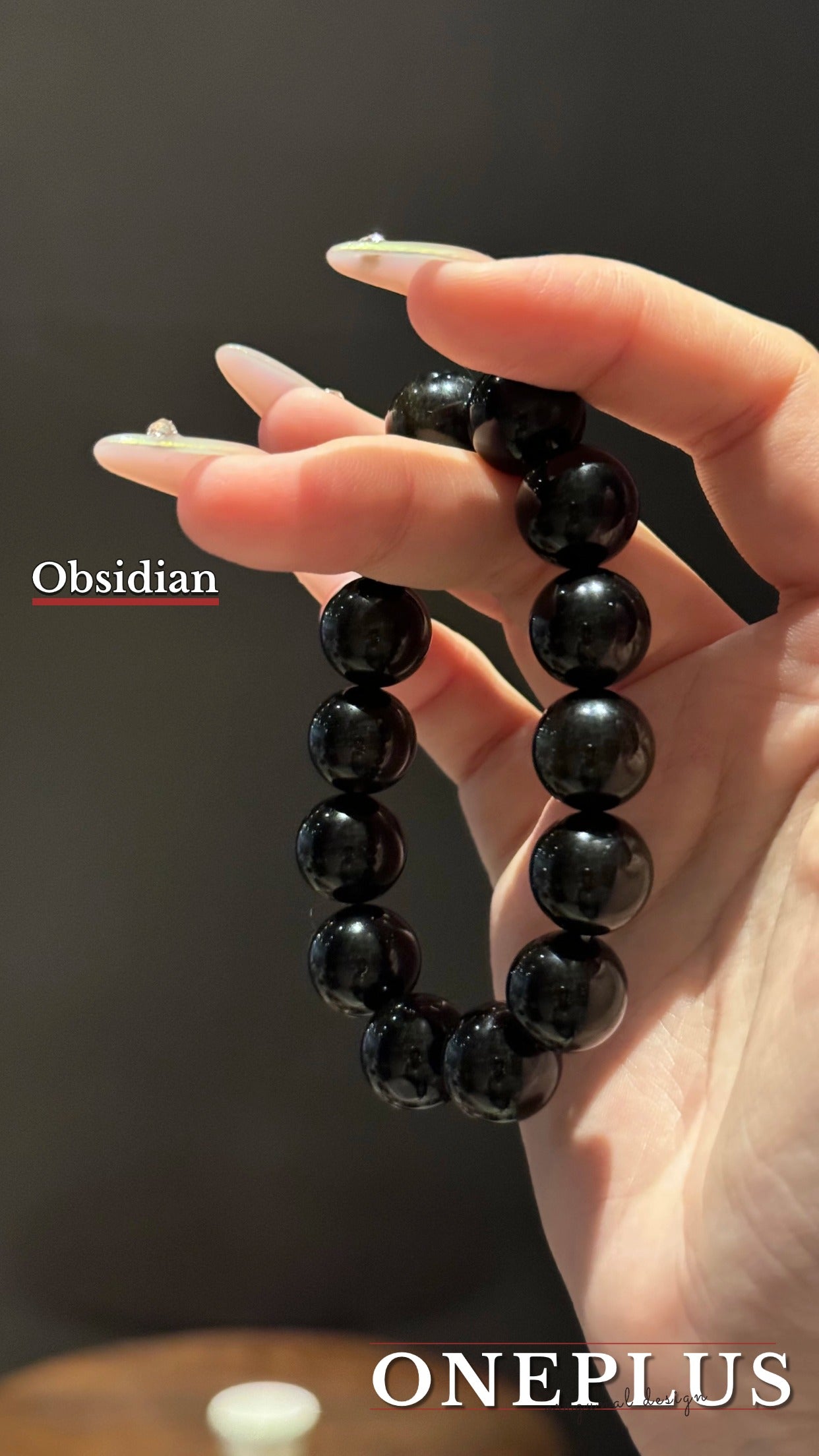 Obsidian Cat's Eye Bracelet in New Chinese Style